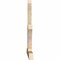 Ekena Millwork Richland Rough Sawn Timber Gable Bracket, Douglas Fir, 96"W x 60"H x 4"D x 6"F, 15/12 Pitch GBW096X60X0406RIC00RDF - alternate 3